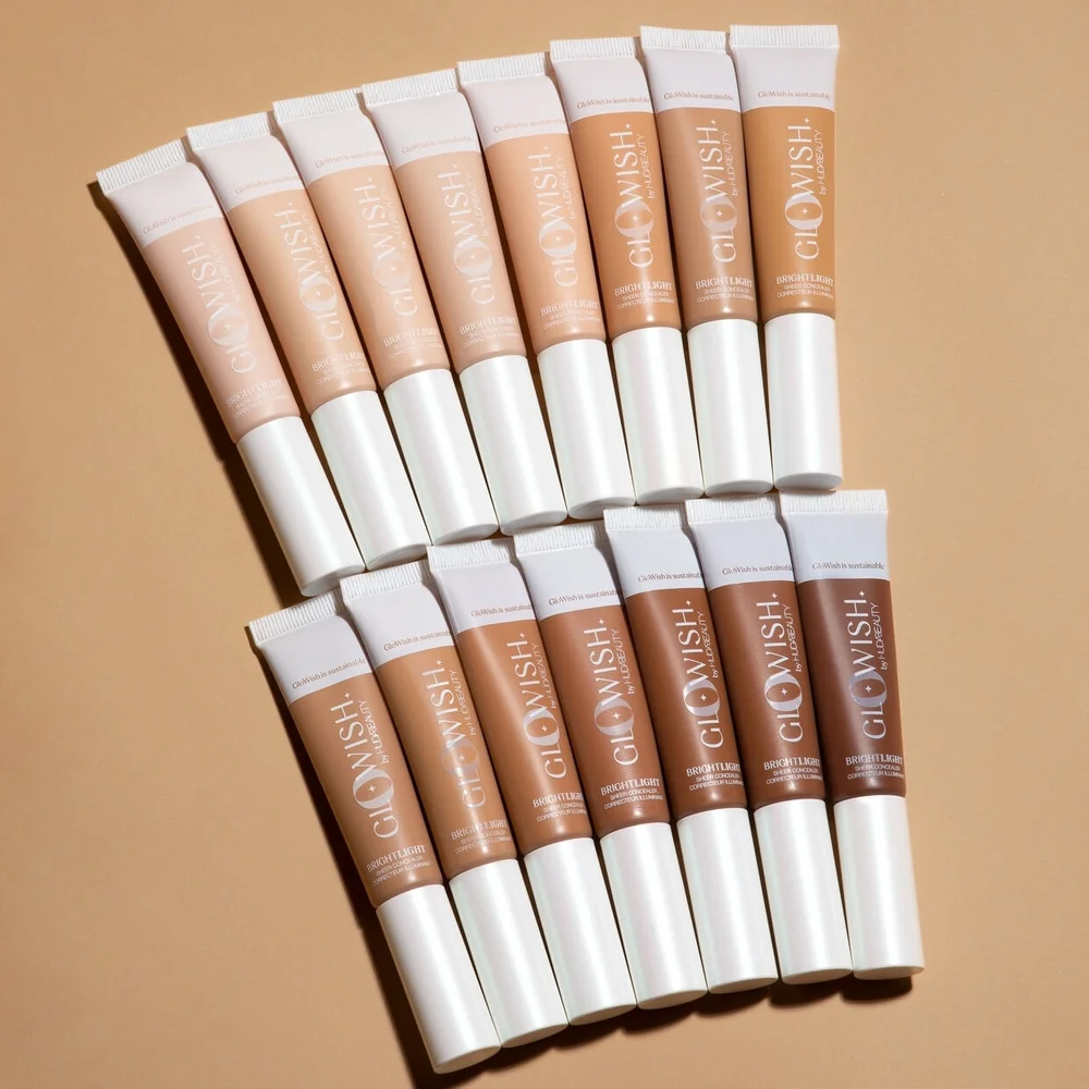 New Glowish Huda Beauty Bright Light Sheer Vegan Concealer 06 Medium Tan